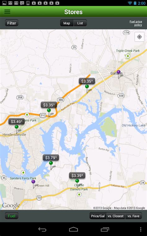 cheapest mapco location in area